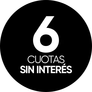 Paga en Hasta 6 cuotas sin interés , imbatible !