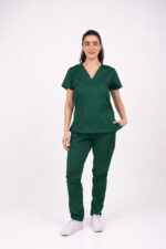 Pantalon Unisex Brand Pocket Verde Ingles CORE SPANDEX - Image 5