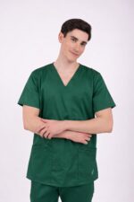 Chaquetilla Hombre Lisa Verde Ingles CORE SPANDEX