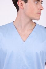 Chaquetilla Hombre Lisa Full Celeste CORE SPANDEX - Image 2