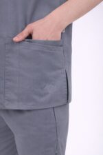 Chaquetilla Hombre Lisa Gris CORE SPANDEX - Image 4