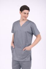 Chaquetilla Hombre Lisa Gris CORE SPANDEX