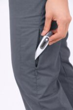 Pantalon Unisex Brand Pocket  Gris CORE SPANDEX - Image 4