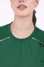 Chaquetilla Mujer Comfy Verde Ingles ARCIEL con MICROPERFORADO SPANDEX - Image 3