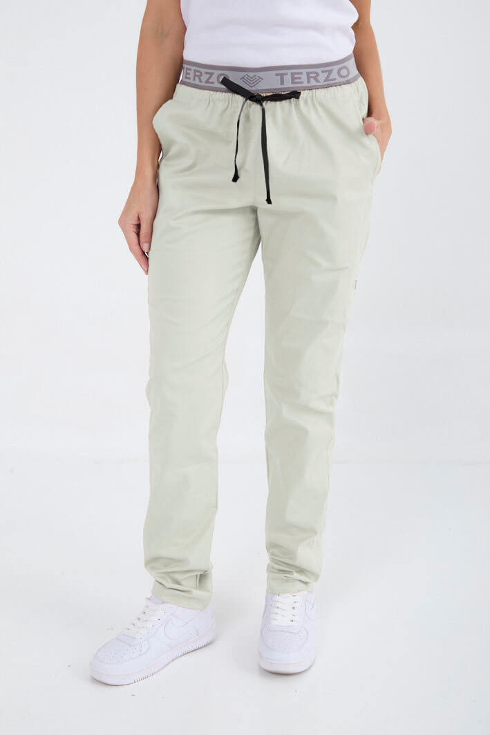 MARFIL PANT Pantalon Unisex Brand Pocket Marfil TECNO SPANDEX - Image 1