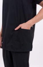 Chaquetilla Hombre Lisa Full Negro CORE SPANDEX - Image 4