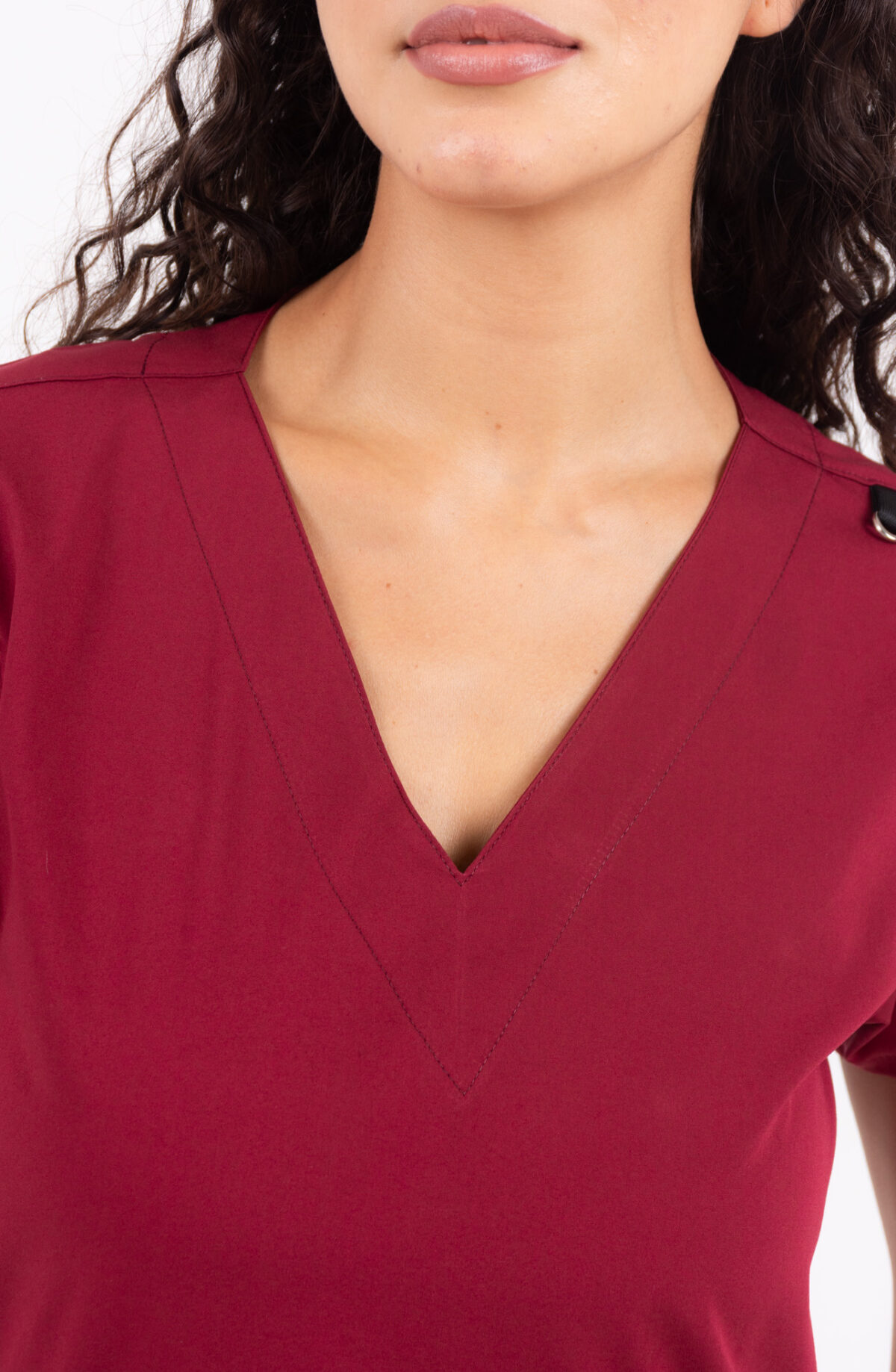 Chaquetilla Mujer Lisa Full Bordo CORE SPANDEX - Image 5