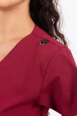 Chaquetilla Mujer Lisa Full Bordo CORE SPANDEX - Imagen 6