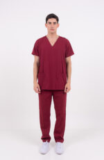 Chaquetilla Hombre Lisa Full Bordo CORE SPANDEX - Image 7