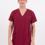 Chaquetilla Hombre Lisa Full Bordo CORE SPANDEX