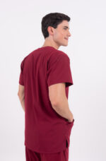 Chaquetilla Hombre Lisa Full Bordo CORE SPANDEX - Image 3