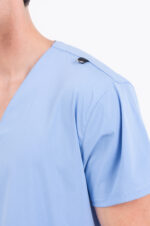 Chaquetilla Hombre Lisa Full Celeste CORE SPANDEX - Image 5