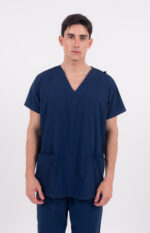 Chaquetilla Hombre Lisa Full Marino CORE SPANDEX