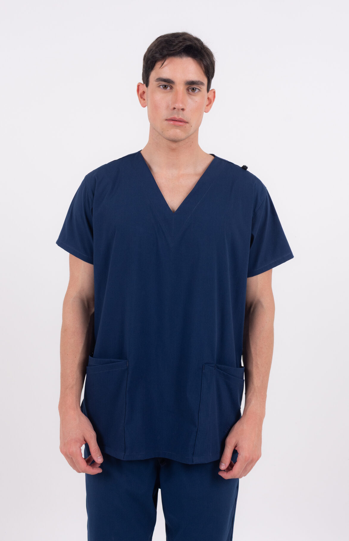 TRZ-34 Chaquetilla Hombre Lisa Full Marino CORE SPANDEX - Image 1