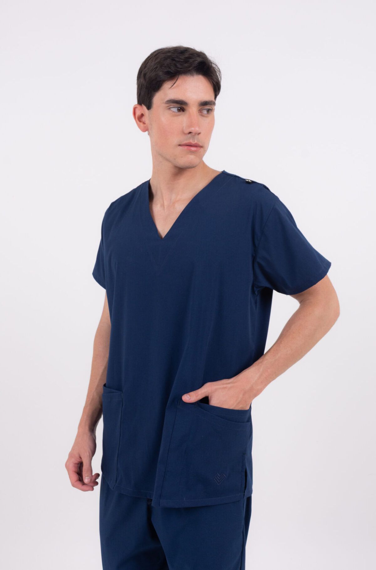 Chaquetilla Hombre Lisa Full Marino CORE SPANDEX - Imagen 2