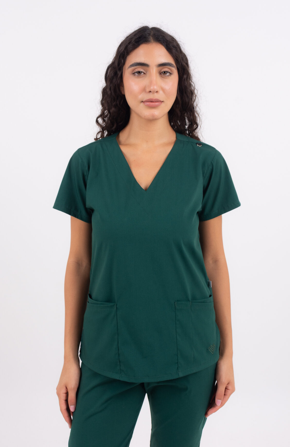 TRZ-50 Chaquetilla Mujer Lisa Verde Ingles CORE SPANDEX - Image 1