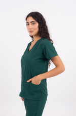 Chaquetilla Mujer Lisa Verde Ingles CORE SPANDEX - Image 2