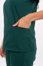 Chaquetilla Mujer Lisa Verde Ingles CORE SPANDEX - Image 4