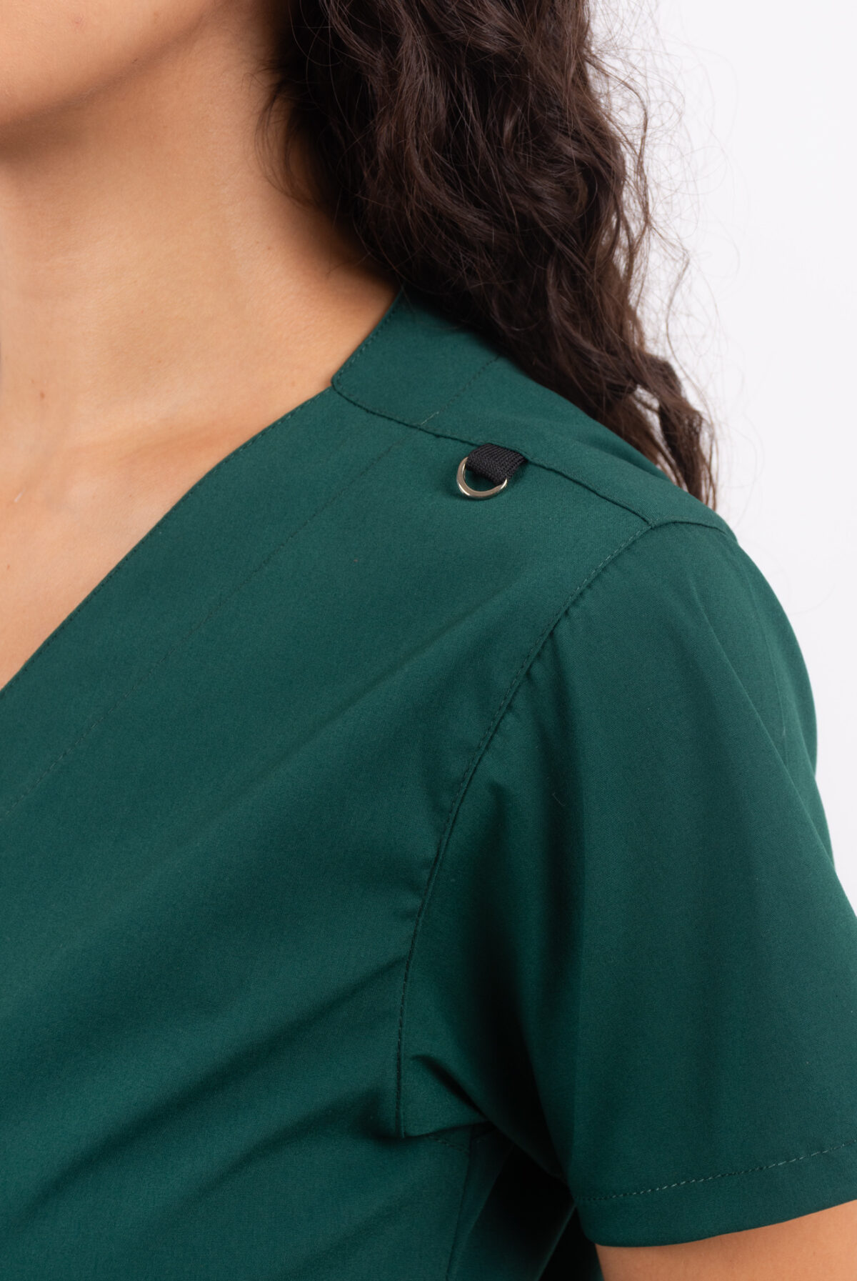 Chaquetilla Mujer Lisa Verde Ingles CORE SPANDEX - Image 6