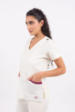 Chaquetilla Mujer Lisa Marfil TECNO SPANDEX - Image 2
