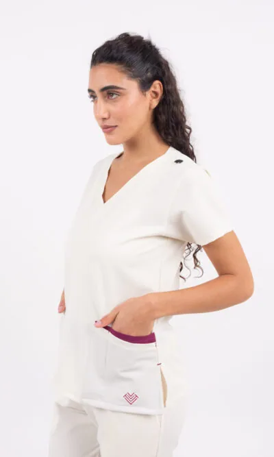 Chaquetilla Mujer Lisa Marfil TECNO SPANDEX