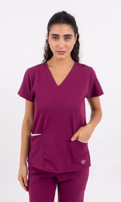 Chaquetilla Mujer Lisa Uva TECNO SPANDEX