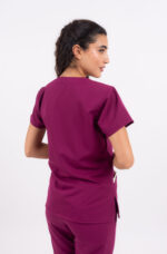 Chaquetilla Mujer Lisa Uva TECNO SPANDEX - Image 3