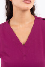 Chaquetilla Mujer Lisa Uva TECNO SPANDEX - Image 5