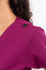 Chaquetilla Mujer Lisa Uva TECNO SPANDEX - Image 6