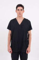 Chaquetilla Hombre Lisa Full Negro CORE SPANDEX