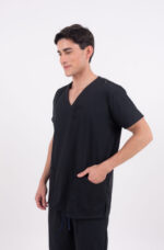 Chaquetilla Hombre Lisa Full Negro CORE SPANDEX - Image 2