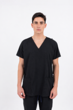 Chaquetilla Hombre Lisa Full Negro CORE SPANDEX