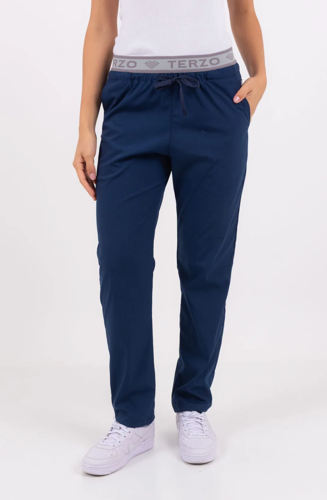 TRZ-11 Pantalon Unisex Brand Pocket Marino CORE SPANDEX - Imagen 1