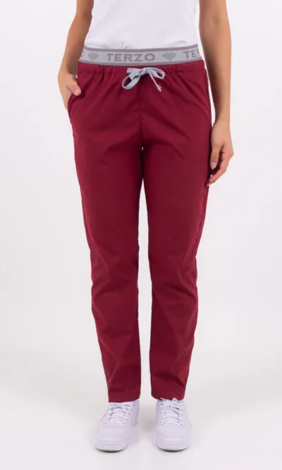 Pantalon Unisex Brand Pocket Bordo CORE SPANDEX