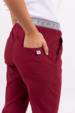 Pantalon Unisex Brand Pocket Bordo CORE SPANDEX - Image 3