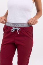 Pantalon Unisex Brand Pocket Bordo CORE SPANDEX - Image 4