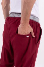 Pantalon Unisex Brand Pocket Bordo CORE SPANDEX - Image 8