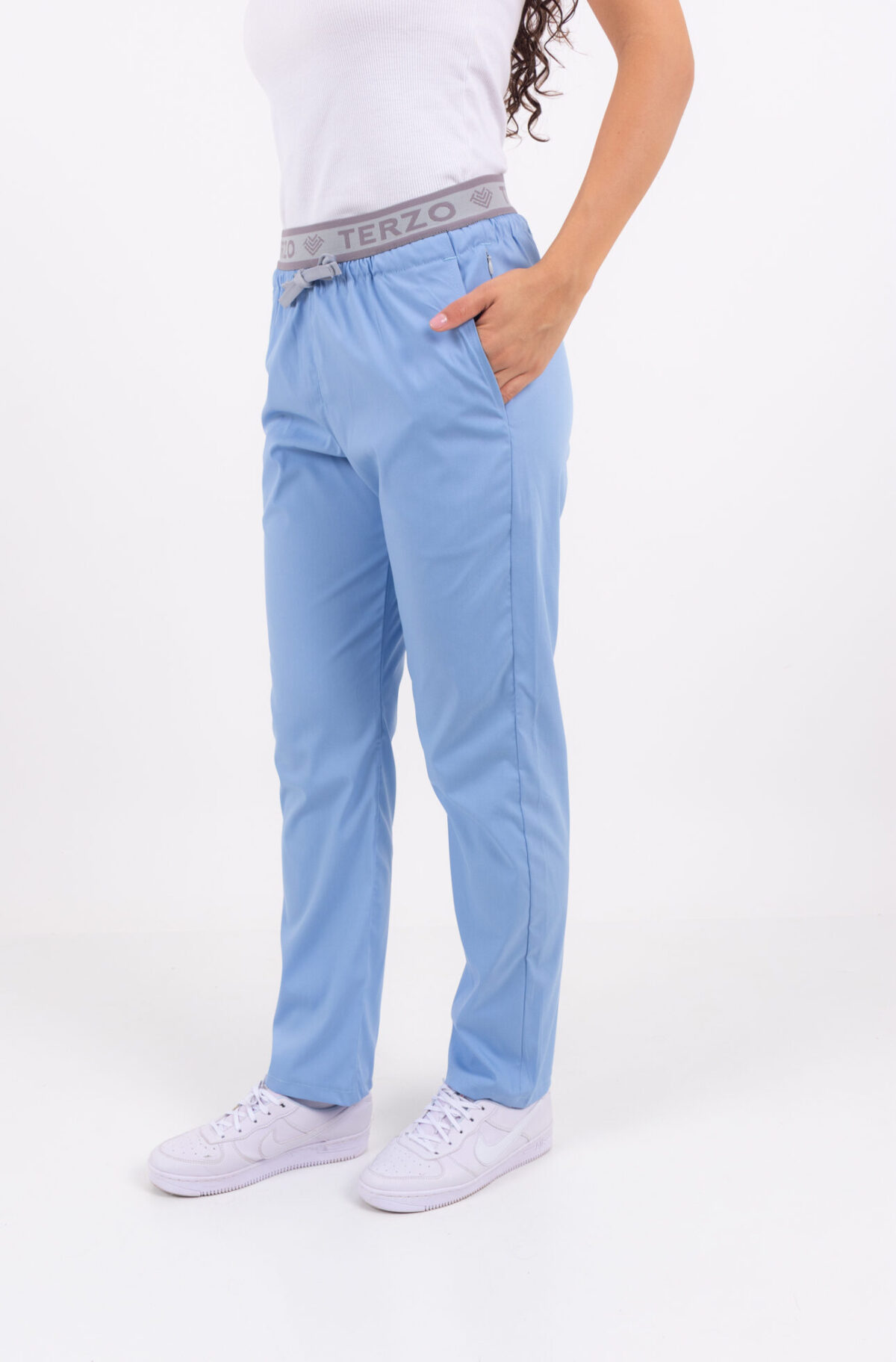 Pantalon Unisex Brand Pocket Celeste CORE SPANDEX - Imagen 3