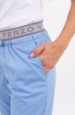 Pantalon Unisex Brand Pocket Celeste CORE SPANDEX - Image 4