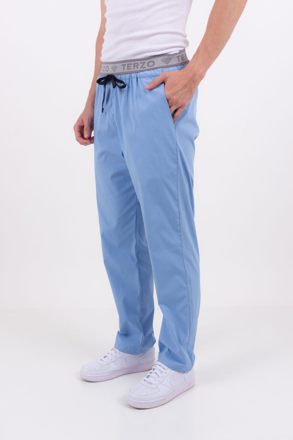 Pantalon Unisex Brand Pocket Celeste CORE SPANDEX - Imagen 10