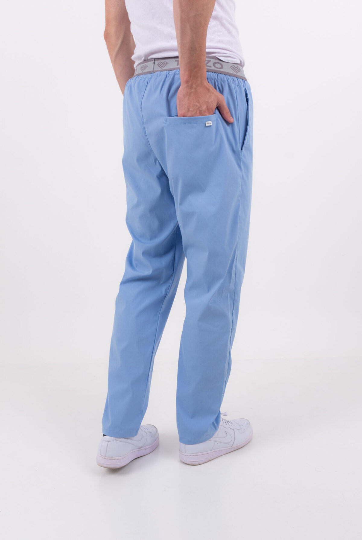 Pantalon Unisex Brand Pocket Celeste CORE SPANDEX - Imagen 12