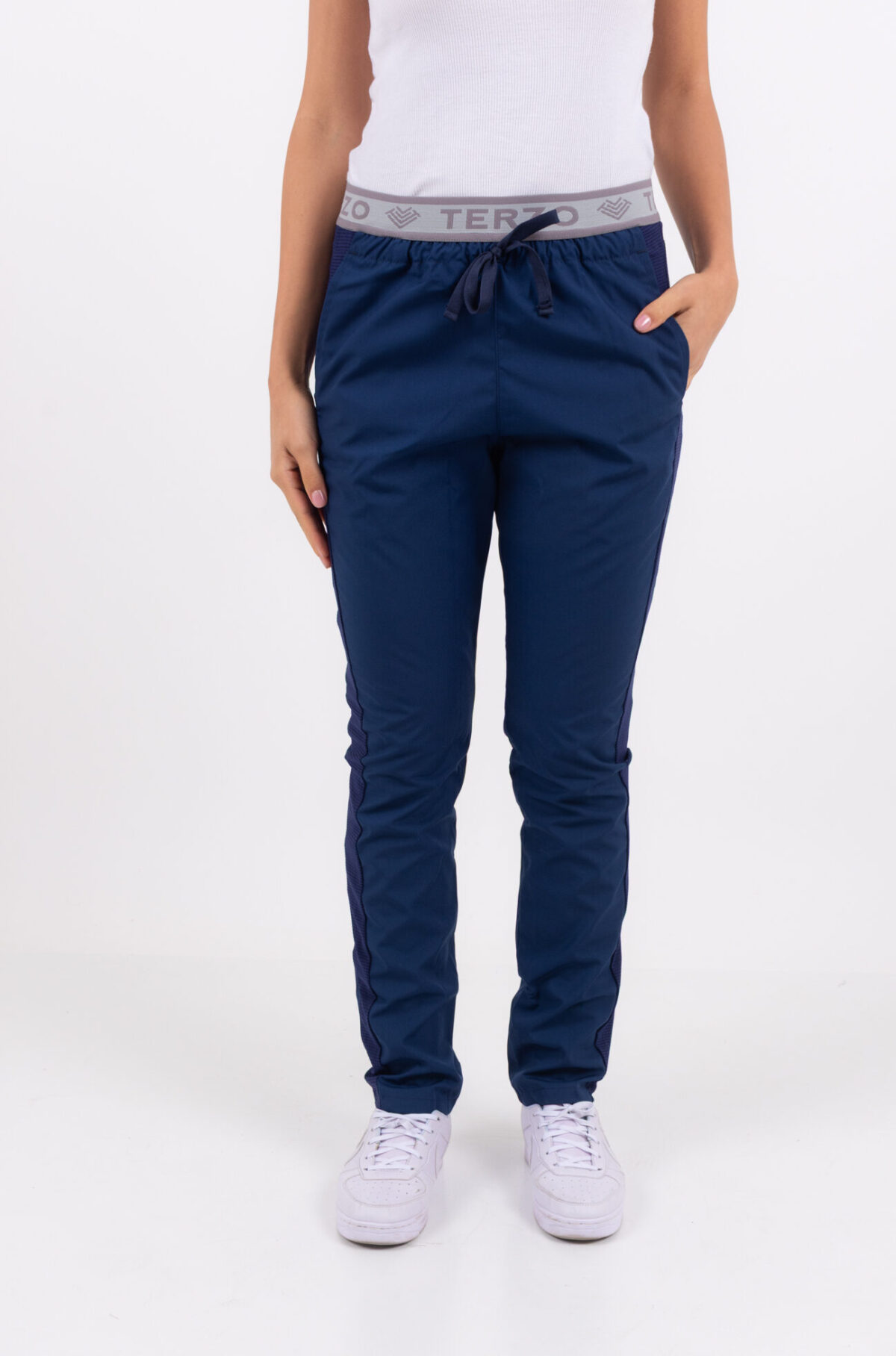 Pantalon Unisex Brand Comfy Marino ARCIEL con MICROPERFORADO SPANDEX - Imagen 3