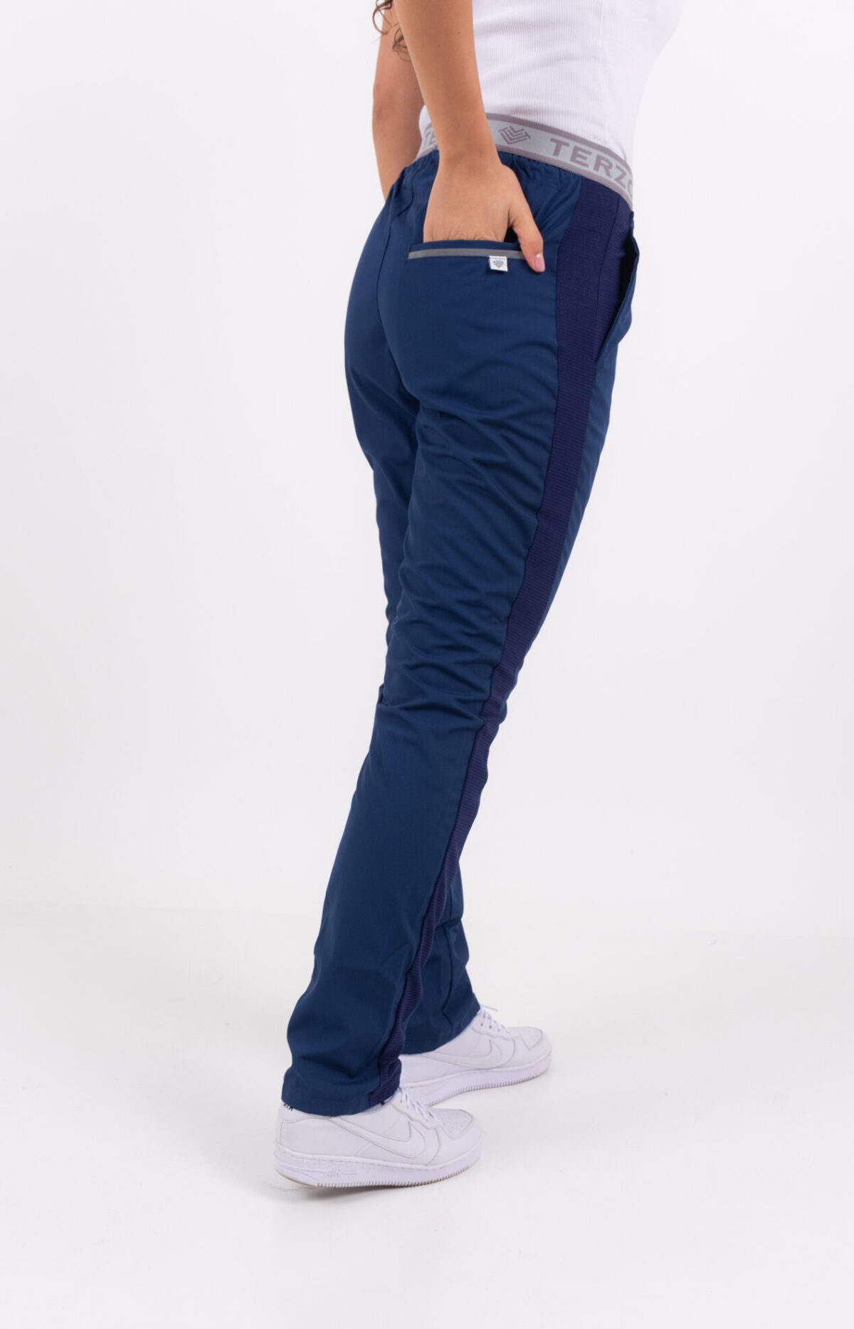 Pantalon Unisex Brand Comfy Marino ARCIEL con MICROPERFORADO SPANDEX - Imagen 2