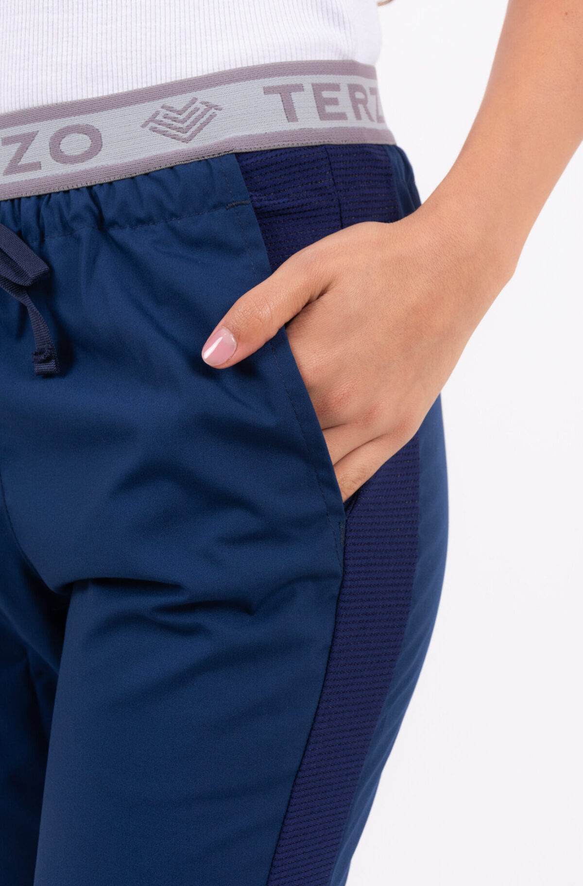 Pantalon Unisex Brand Comfy Marino ARCIEL con MICROPERFORADO SPANDEX - Imagen 6