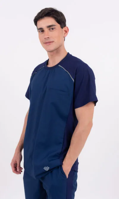 Chaquetilla Hombre Comfy Marino ARCIEL con MICROPERFORADO SPANDEX