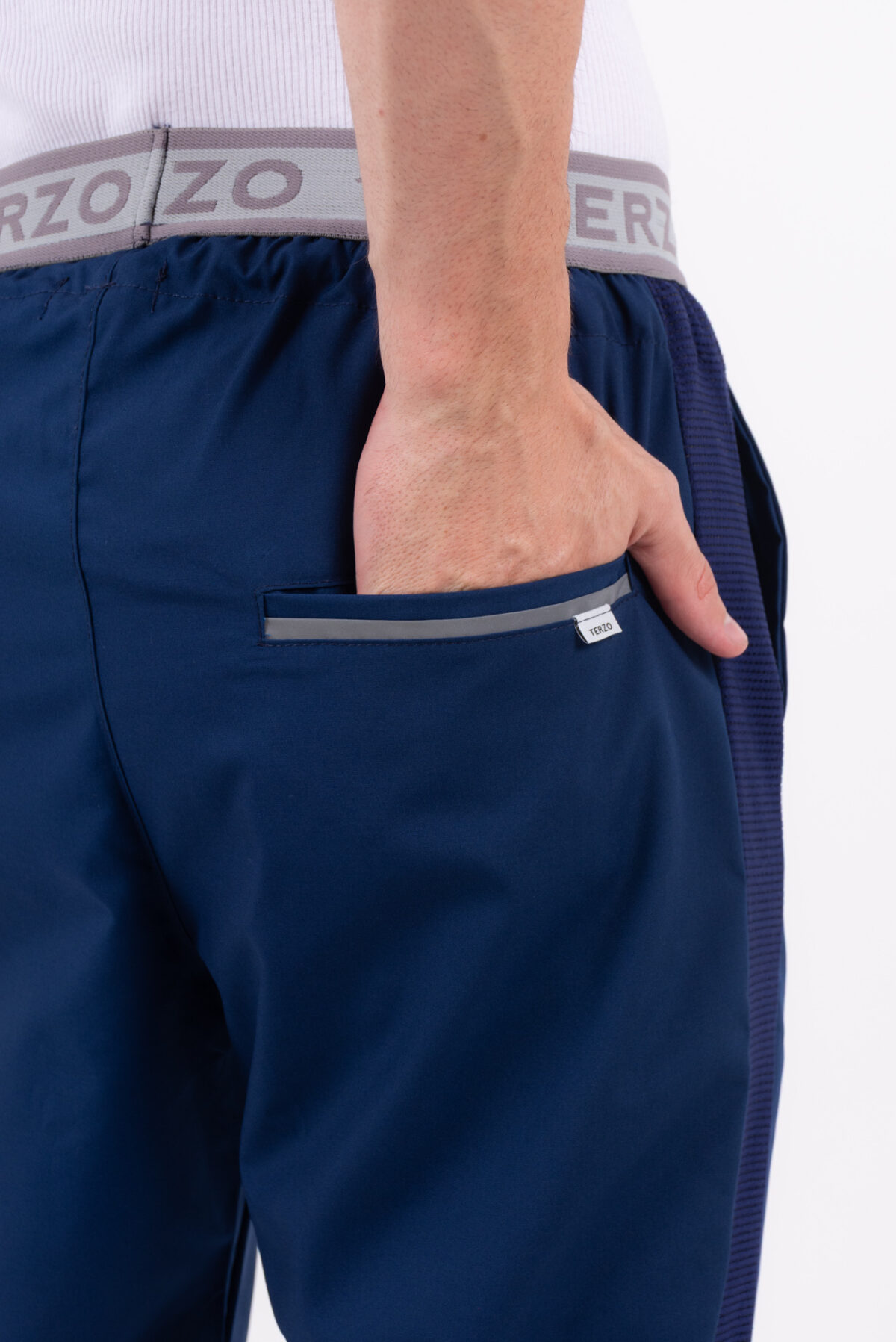 Pantalon Unisex Brand Comfy Marino ARCIEL con MICROPERFORADO SPANDEX - Image 3