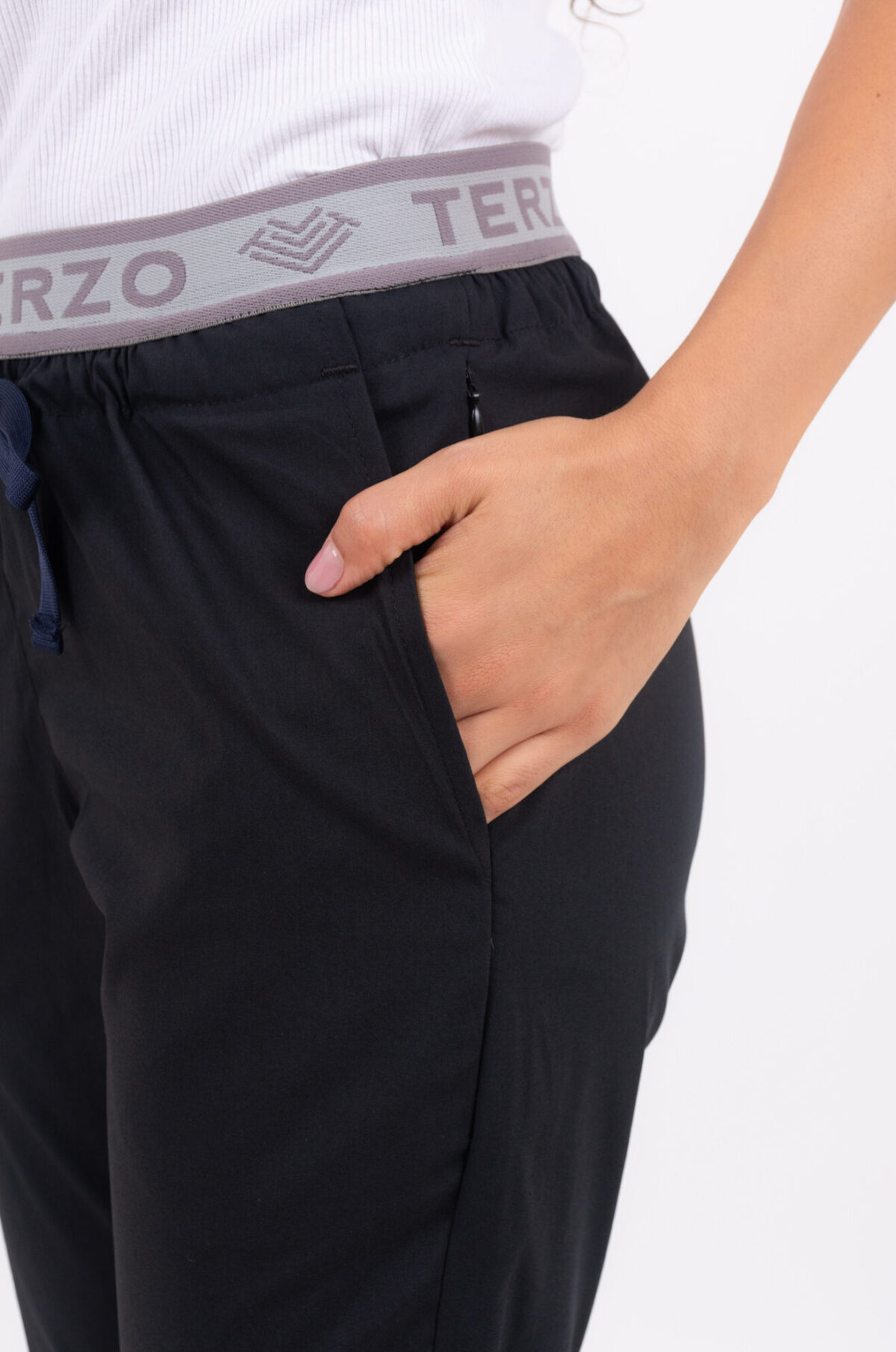 Pantalon Unisex Brand Pocket Negro CORE SPANDEX - Imagen 7