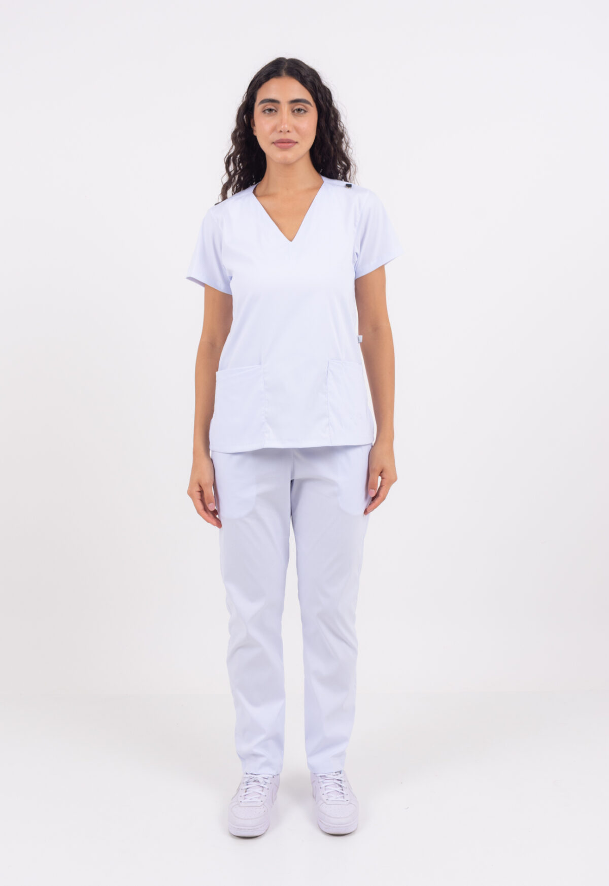 Chaquetilla Mujer Lisa Full Blanco CORE SPANDEX - Image 6