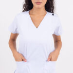 Chaquetilla Mujer Lisa Full Blanco CORE SPANDEX