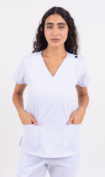 Chaquetilla Mujer Lisa Full Blanco CORE SPANDEX